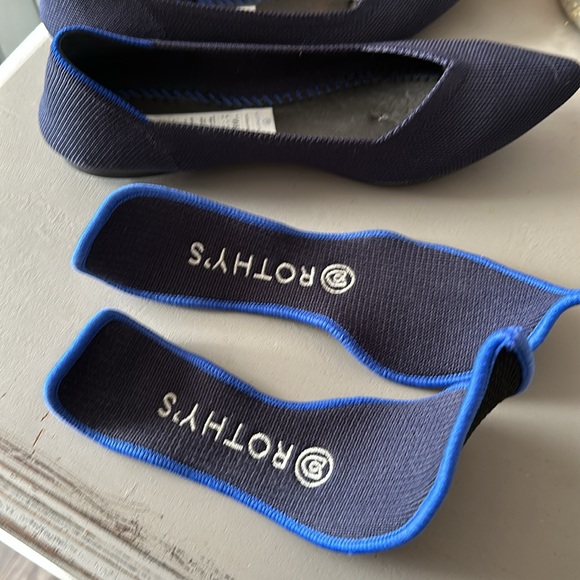 Rothy’s washable navy point shoes 6.5 - Picture 5 of 5